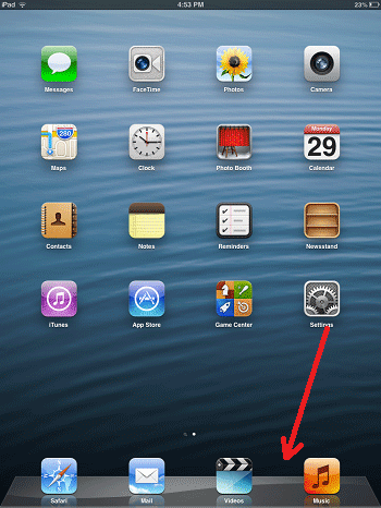 iOS Desktop Screen, Settings App
